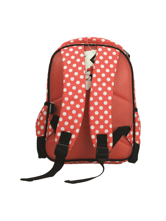 Gim Backpack School Bag Backpack Elementary, Elementary Red with Water Bottle Holder 12Liters