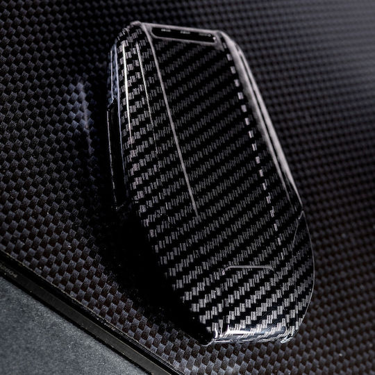 Carcasă de protecție compatibilă cu cheile inteligente BMW Seria 5 6 7 8 X5 X6 X7 Aspect Carbon pentru afișaj cheie inteligentă Luvlu