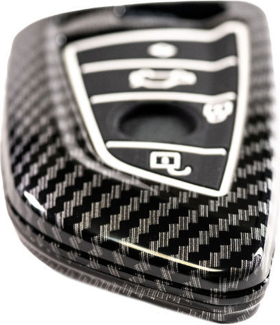 Husă Cheie Carbon Compatibilă cu Cheie Bmw X1 X2 X3 X5 X6 Seria 3 5 6 7 8 Seria F G Luvlu
