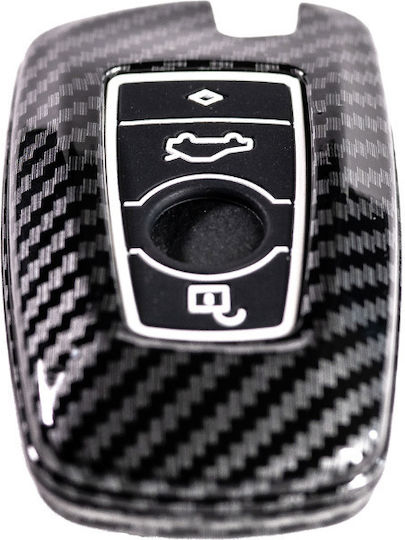 Husă Cheie Carbon Compatibilă cu Cheia Bmw X1 X3 X4 I3 M3 M4 M5 M6 Seria 1 3 5 6 7 Luvlu