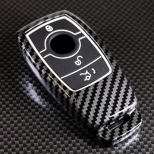 Carcasă Cheie Protectoare Premium Compatibilă cu Mercedes-benz W213 C167 Clasa A Clasa C Clasa E Clasa S Gls Gla Glk Glb Gle Amg Eqs Eqc Aspect Carbon Luvlu
