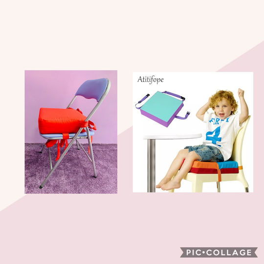 Roter Kindersitzerhöher Ein Stuhl