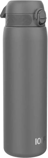 Ion8 Thermos Bottle Stainless Steel BPA Free 1lt Insulated Bottle Stainless Steel Grey
