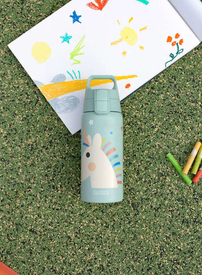 Sigg Kids Water Bottle Thermos Stainless Steel Light Blue 500ml