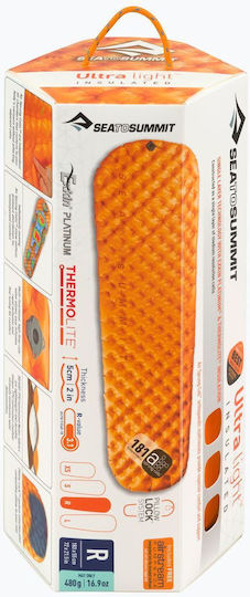 Sea to Summit Ultralight Asc Single Camping Sleeping Mat Thickness 5cm in Orange color