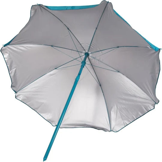 THerianos Beach Umbrella Diameter 2m Blue