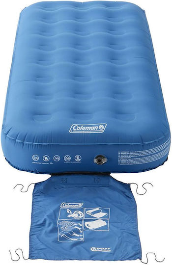 Coleman Inflatable Camping Air Mattress Single Extra Durable 198x82x22 cm