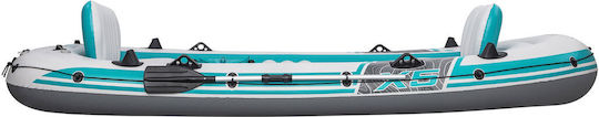 Bestway Adventure Elite X5 Inflatable Boat 5 People with Oars & Pump 364x166cm