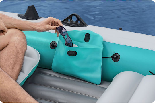 Bestway Adventure Elite X5 Inflatable Boat 5 People with Oars & Pump 364x166cm