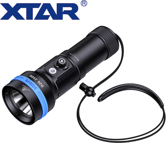 XTAR Diving Safety Light LED with Brightness 2500lm 20802