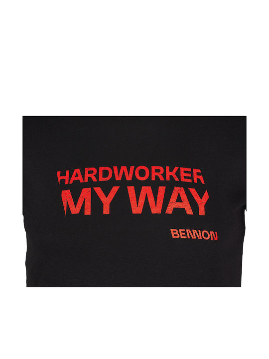 Bennon Hardworker Tricou de Lucru Negru