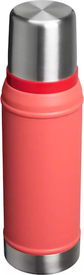 Stanley Classic Legendary Μπουκάλι Θερμός Ανοξείδωτο BPA Free 750ml Hot Coral