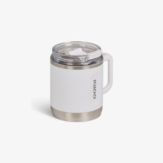 Igloo Чаша Термос Неръждаема Стомана 443ml Сива с Дръжка