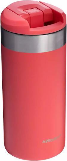 Stanley AeroLight Transit Glass Thermos Stainless Steel BPA Free 350ml Hot Coral