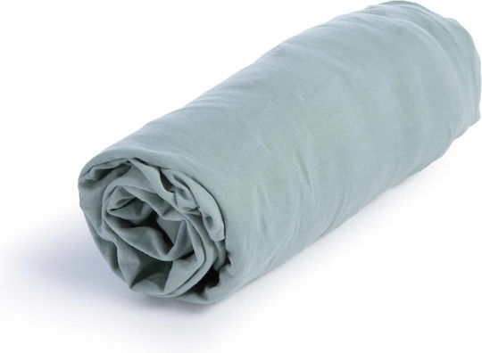 Nef-Nef Homeware Doppelter 140x200+30cm mit Gummizug Jersey Mint