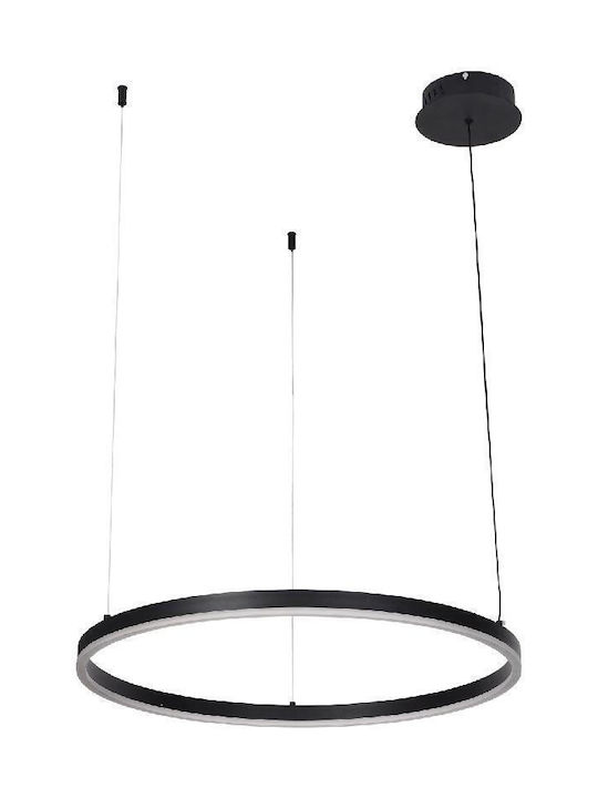 Inlight Inlight Black LED Ceiling Light with Adjustable White Light 100x100cm 6095-AA