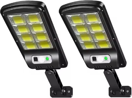 Jortan Set 2 Lămpi Solare Stradal cu Senzor de Mișcare și Telecomandă IP67 36bucx11bucx4buccm