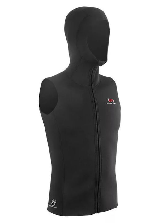 Aropec Aropec Diving Vest for Speargun with Zip Black 2.5mm
