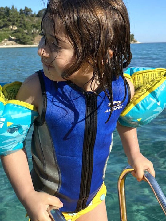 Aropec Παιδικό Γιλέκο Κατάδυσης με Φερμουάρ Πράσινο 2mm