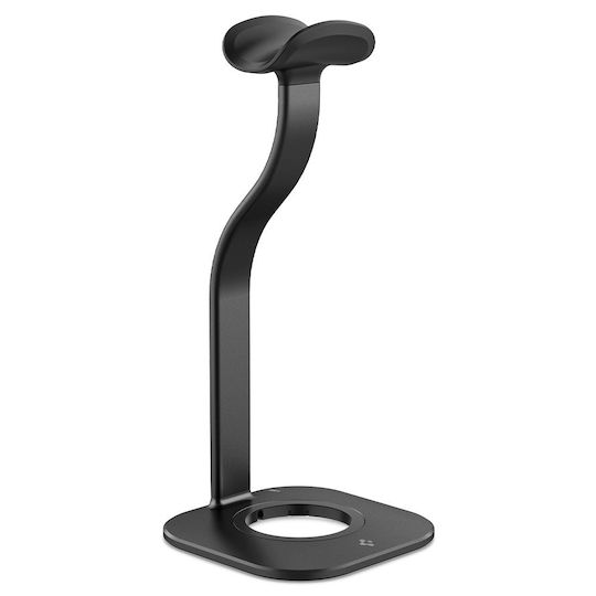Spigen Sgp Aluminum S380 2-in-1 Desktop Charging Stand for Apple Airpods Max Headphones Wireless Charger Slot Black Amp02818