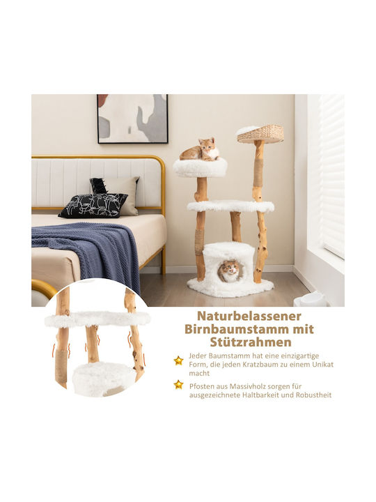 Costway Στύλος Λευκό 48x48x124εκ. Costway Στύλος Λευκό 48x48x124εκ.