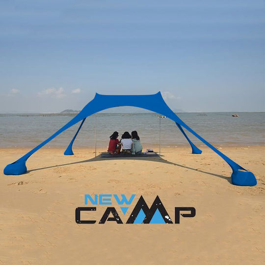 New Camp Lycra Shelter 4 Ατόμων Sea Blue