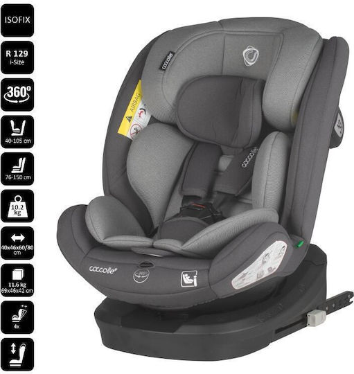 Coccolle Nyota Baby Car Seat i-Size with Isofix Diamond Black 0-36 kg