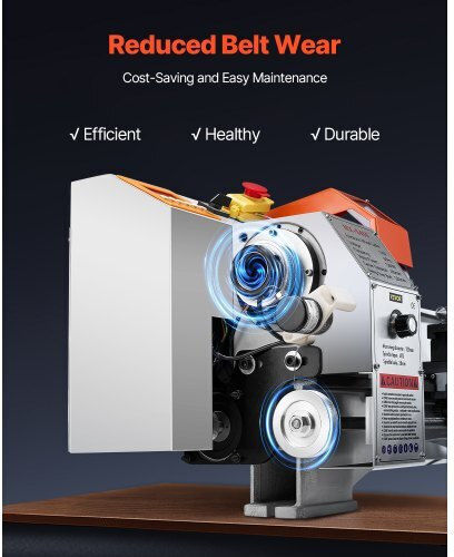 Vevor Μηχανουργικός Τόρνος QZDCLWCC8718VDYLAV2 με Ισχύ 1.25kW