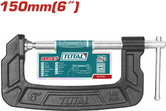 Total Επαγγ Σφιγκτηρας Μαραγκων Τυπου G 6" Tht13161