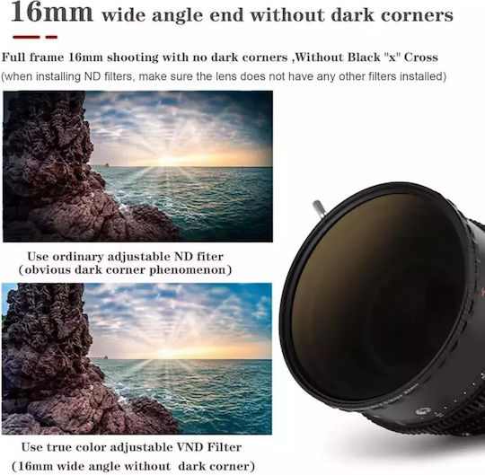 7artisans Filter Farbig / Variable ND Durchmesser 77mm für Kameraobjektive