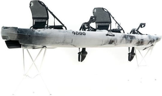 SCK SCK-C2-WH/BK Πλαστικό Kayak Ψαρέματος 2 Ατόμων Λευκό