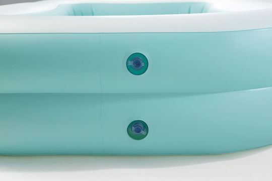 Intex Mandarin Swim Center Piscină 600lt Gonflabilă 229x147x46cm Turcoaz