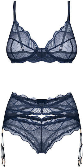 Suspender Set Nightly Blue