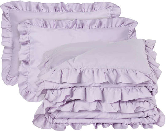 Das Home Σετ Υπέρδιπλη 220x240cm Daily Lilac Das Home Σετ Υπέρδιπλη 220x240cm Daily Lilac