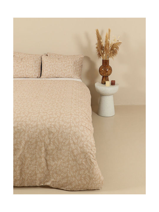 Sunshine Cotton Feelings 2052 Σετ Μαξιλαροθήκες με Φάσα Beige 50x70εκ.