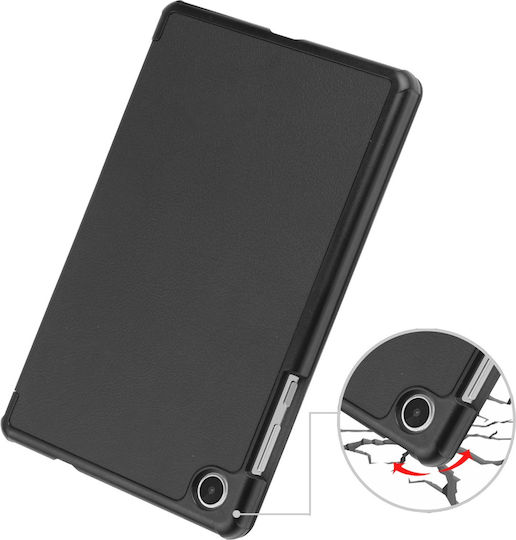 Flip Cover Μαύρη (LENOVO TAB M8 4GEN, TB300XU, TB300FU)