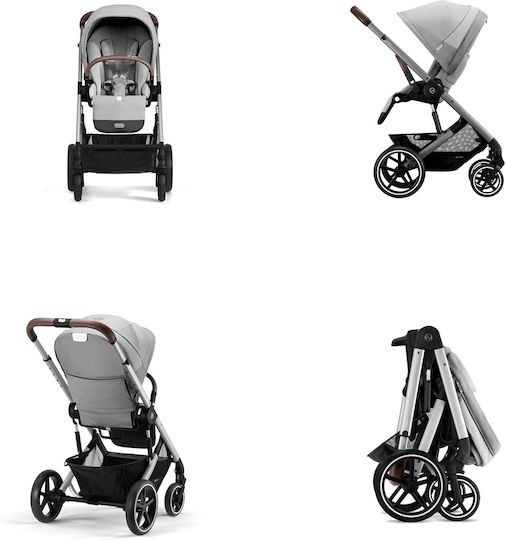 Cybex Balios S LUX Adjustable Baby Stroller Suitable for Newborn Moss Green / Taupe Frame 11.7kg