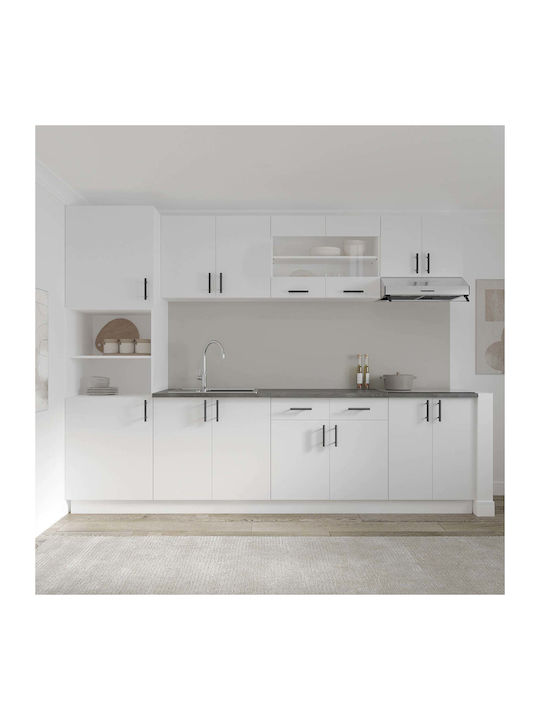 Επιδαπέδιο Ντουλάπι με Πάγκο Εργασίας White 80x50x80εκ.