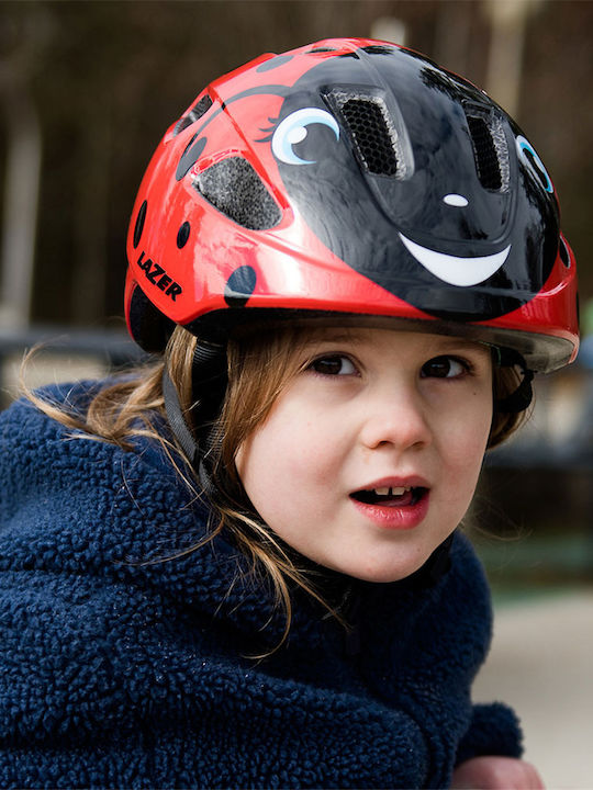 Lazer Pnut KC Kids' Helmet for City Bike Red