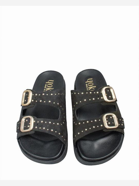 Γυναικεία Σανδάλια Flatforms Μαύρα