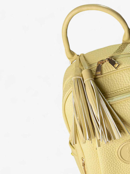 Damentasche Rucksack Gelb