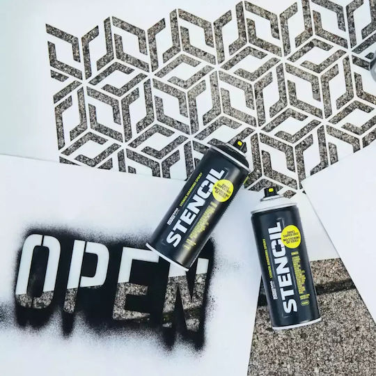 Montana Cans Spray Vopsea Temperatură Înaltă cu Matt Efect Negru Mangekyu 400ml