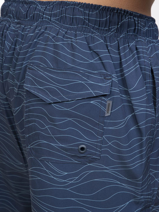 Men's Swimwear Shorts Navy with Patterns