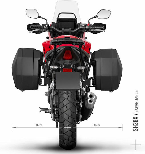 Βασεις Πλαϊνων Βαλιτσων H0nx54if 3p System Honda Νχ500 '23-'25 Shad