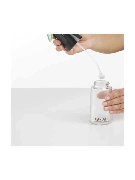 Lekue Cutie de ulei Seturi de dozatoare pentru ulei și oțet Sticlă 150ml Gri