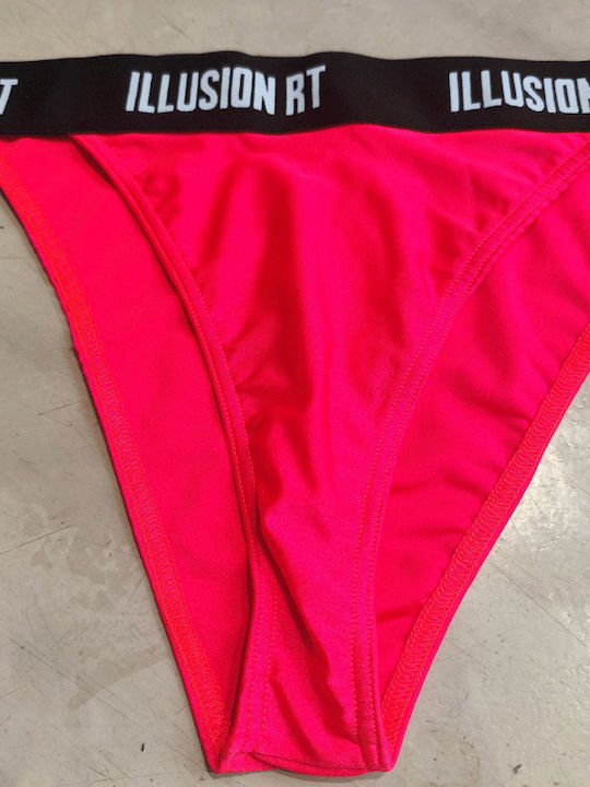 Bikini Inferioare Slip Roz Neon