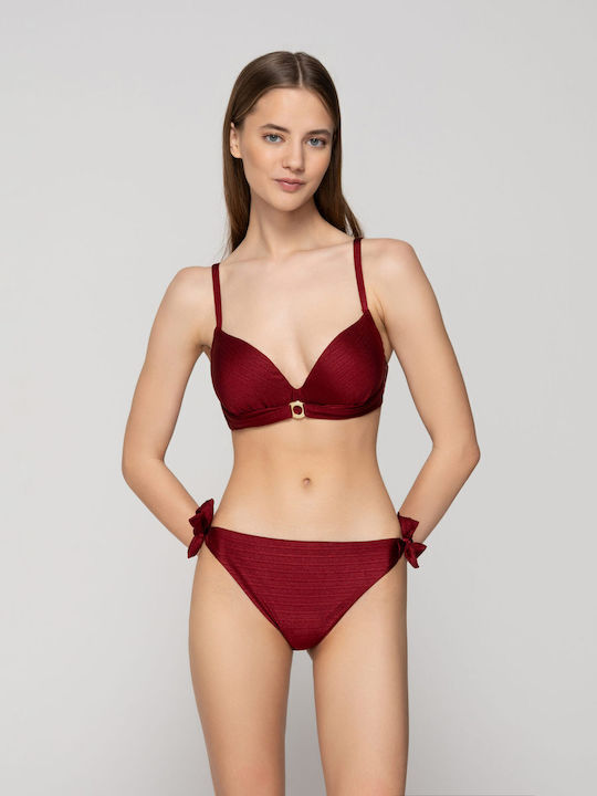 Bikini Inferioare Slip Burgundy