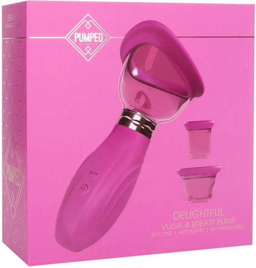 Delightful Rechargeable Vulva Breast Pump Pink