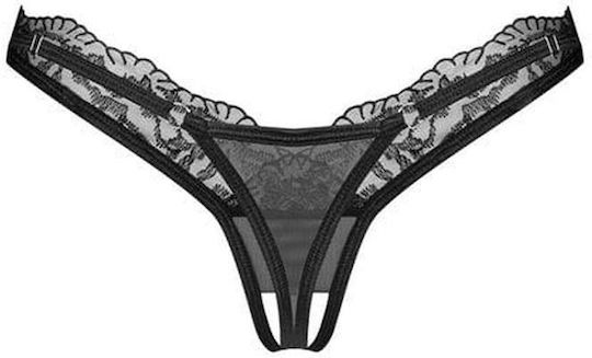 Arrowel Black Open Thong L Xl