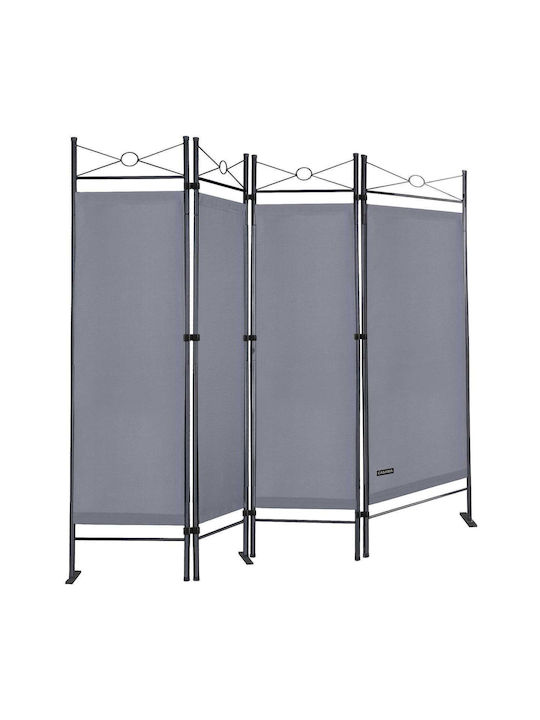 Paravan Casaria Antracit Dimensiuni 180x163cm Pliabil